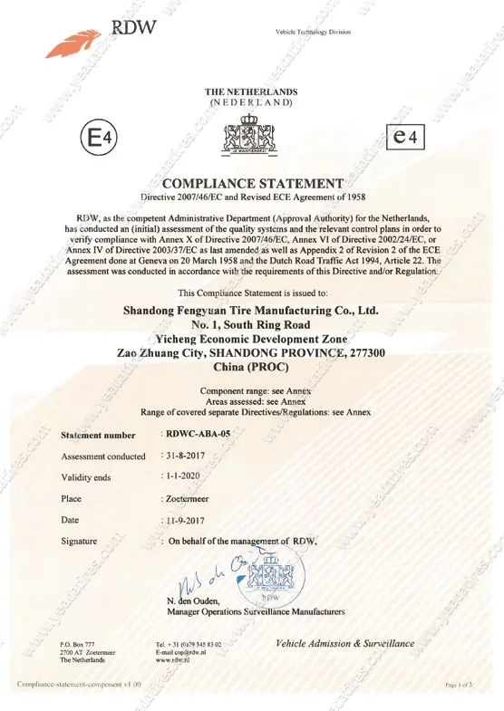 COP-Certificate